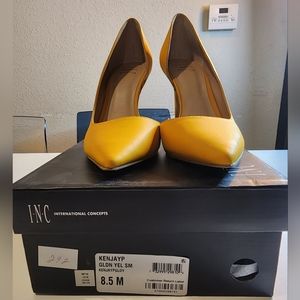 I.n.c. Women's Kenjay d'Orsay Pumps, Created for Macy's - Yellow 8.5M